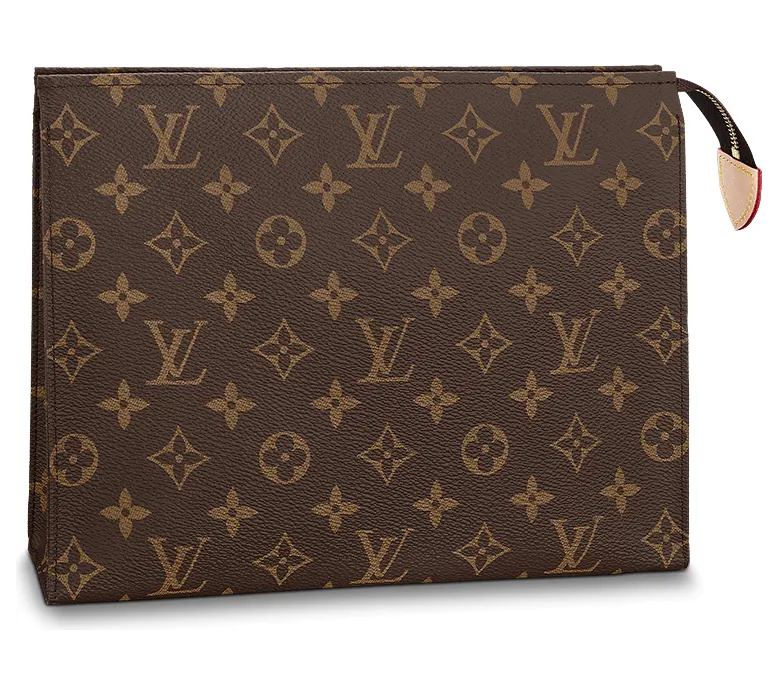 Louis Vuitton Toiletry Pouch 26 Monogram Canvas Bag Brown (2020) (M47542)