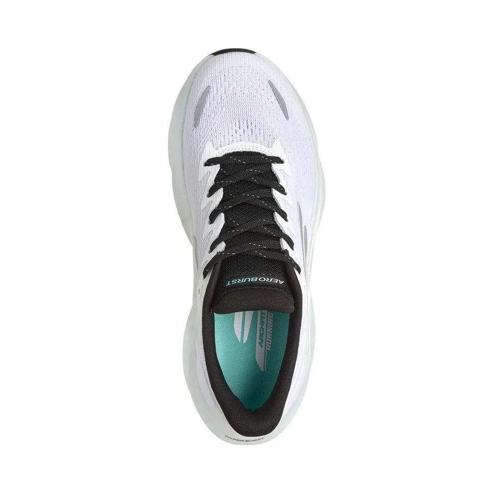 Skechers Aero Burst Sneaker Wht/Black/Blue