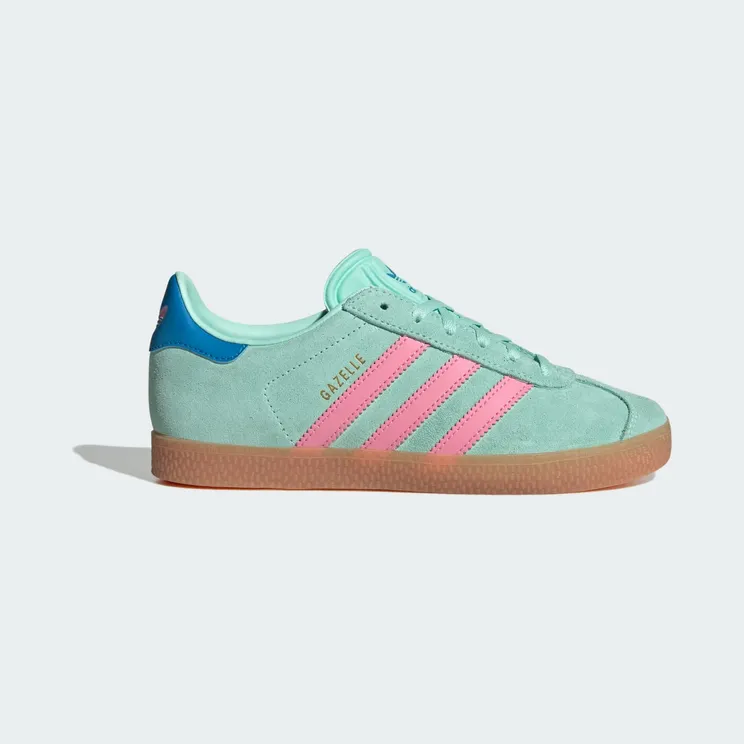 Adidas Gazelle Kids Clear Mint / Bliss Pink / Bright Blue (JP7125)