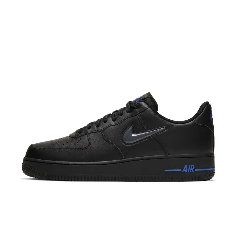Nike Air Force 1 Low Jewel Black Grey Royal Black/Wolf Grey-Game Royal (CT3438-002)