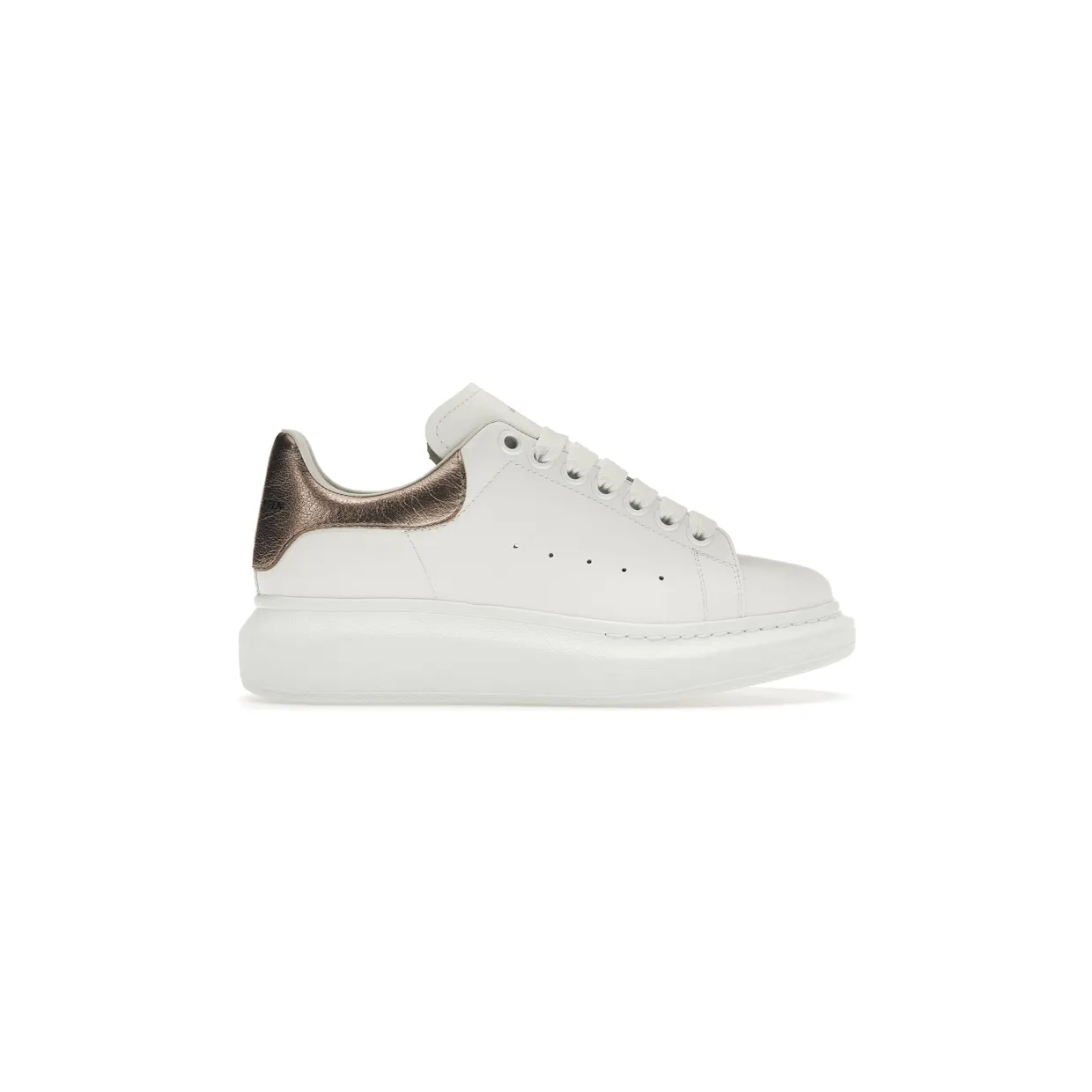 Alexander McQueen Oversized White Rose Gold (W) (553770WHFBU9053)