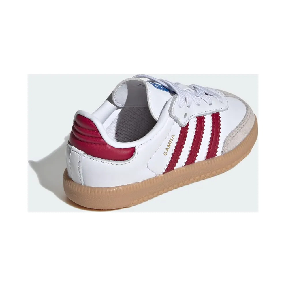 adidas Samba OG Kids Cloud White / Collegiate Burgundy / Gum (IE1336)
