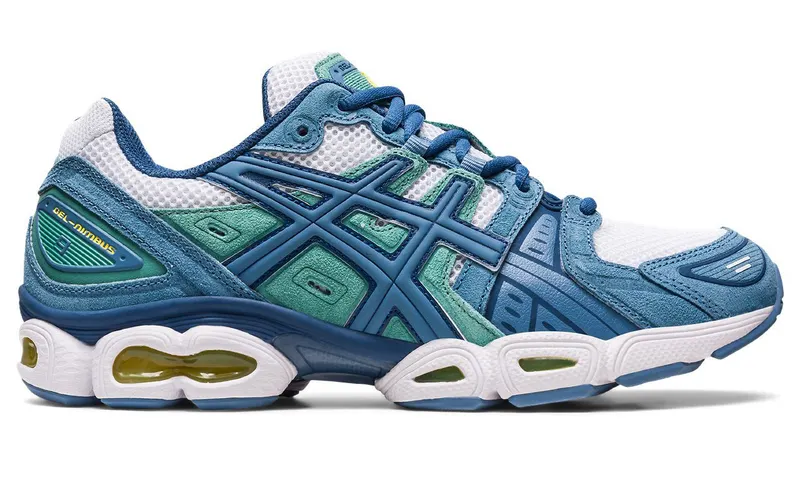 ASICS Gel-Nimbus 9 Grey Floss Blue Green (1201A584-101)