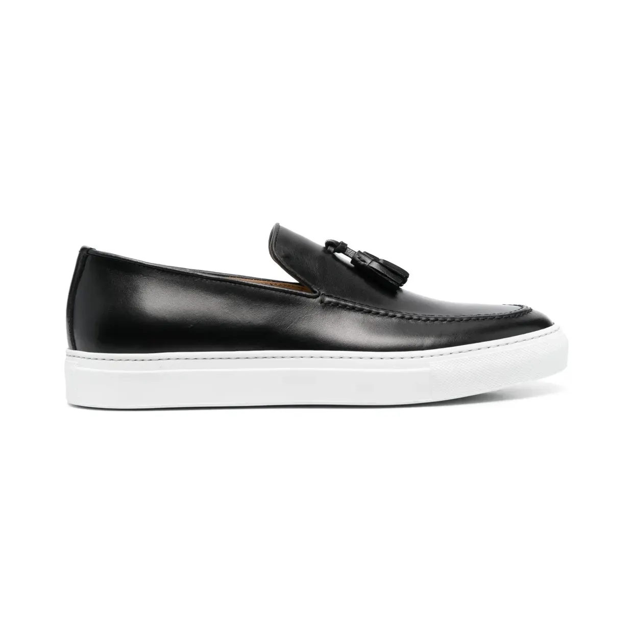 Scarosso Amadeo leren “Black” (AMEDEOSNEABLACALF)