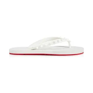 Christian Louboutin Loubi Flip Slide White (1210655WH01)