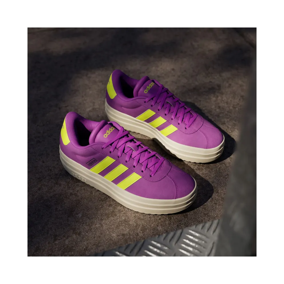 Adidas VL Court Bold Flash Pink / Lucid Lemon / Silver Metallic (JI1785)