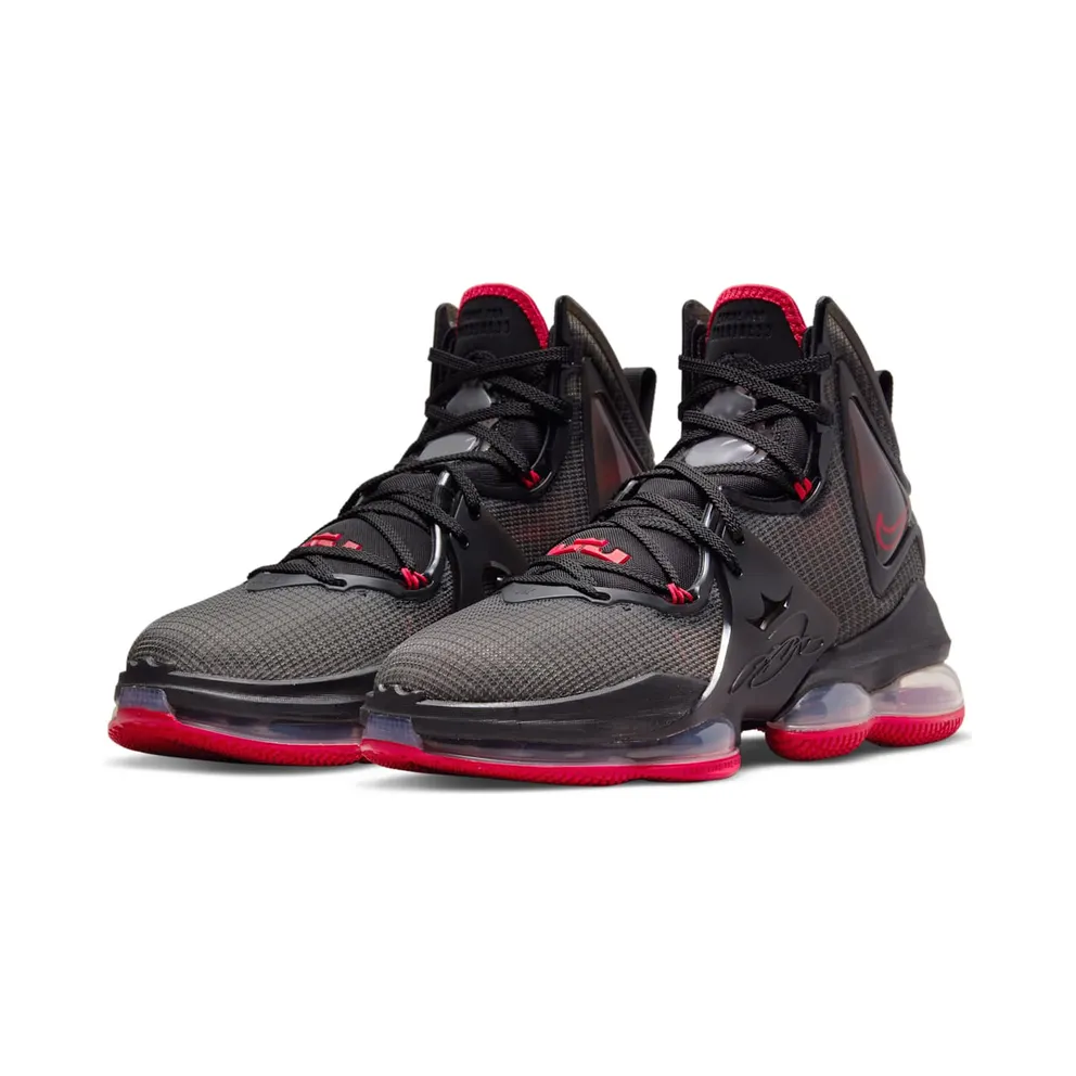 Nike LeBron 19 “Black / University Red” (CZ0203-001)