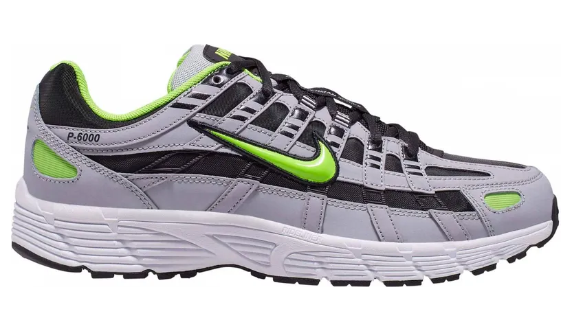 Nike P-6000 Wolf Grey / Electric Green / Black / White (CD6404-005)