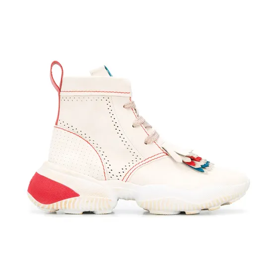 Hogan ‘Interaction’ High-Top-Sneakers – Nude (GYW5250CY30O1AT02U)