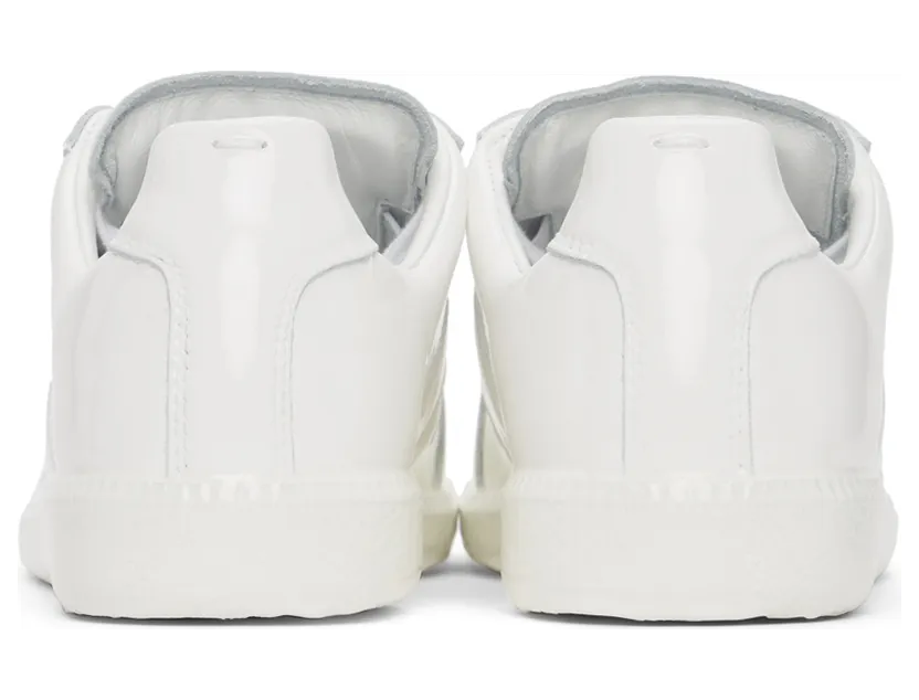 Maison Margiela White Rubber Replica Low Sneakers (S58WS0109 P4487) (4)