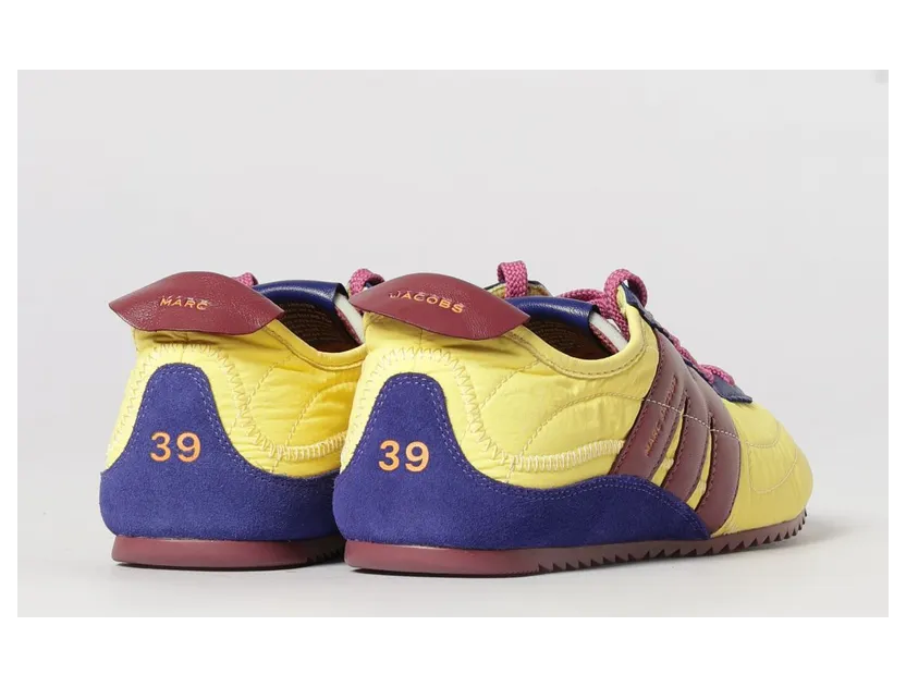 Marc Jacobs Leather and Nylon The 400 Bleecker Runner Sneakers Yellow (2S6FSN001F29706) (2)