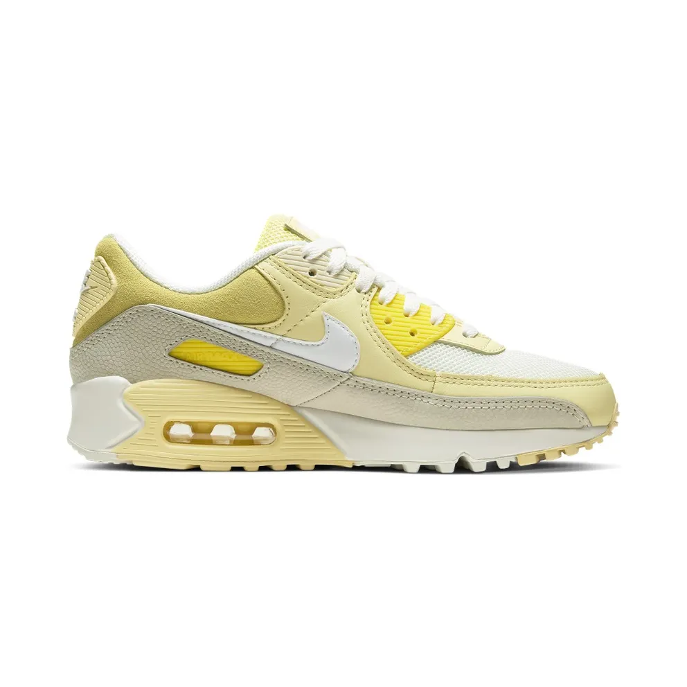 Nike Air Max 90 Recraft Lemon (W) Lemon/Sail-Bone (CW2654-700)