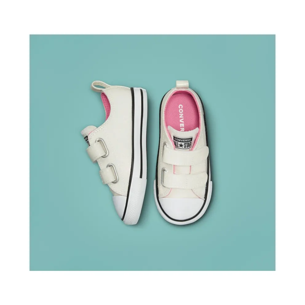 Converse Chuck Taylor All Star Rave Easy-On Glitter Silver/Pink/White (A02439C)