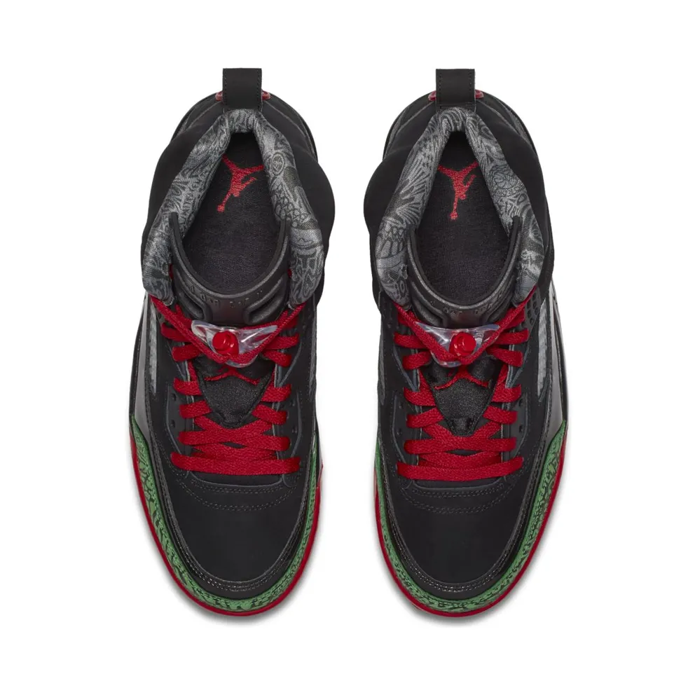 Jordan Spizike Black Varsity Red (2017) Black/Varsity Red-Classic-Green-White (315371-026)
