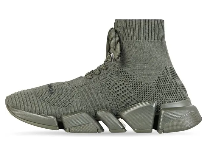 Balenciaga Speed 2.0 Lace Up Green (617258W2DB13111) (3)
