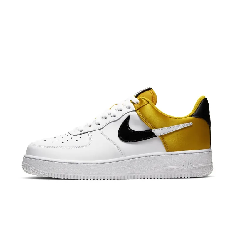 Nike Air Force 1 Low Amarillo Satin Amarillo/Black-White-White (BQ4420-700)