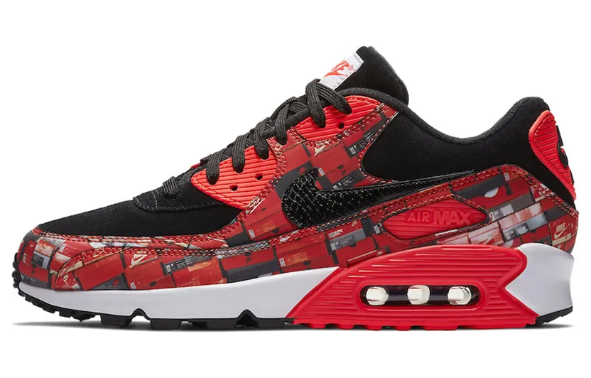 Nike x Atmos Air Max 90 ‘We Love ‘ Box Pack (Bright Crimson) (2018) (AQ0926-001)