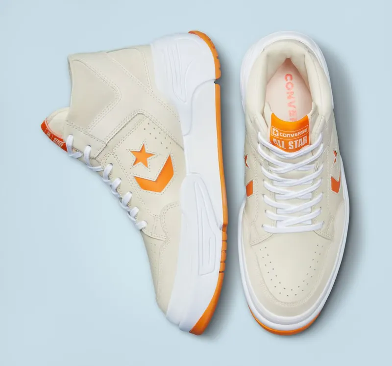 Converse Weapon CX Leather & Suede Egret/sun Ray/White (A00975C)
