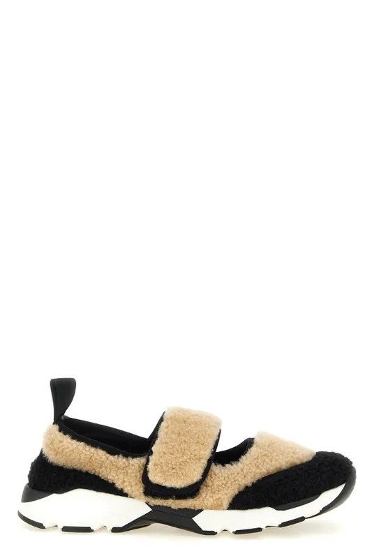 Marni Mary Jane Pelzsneakers “White/Black” (SNZW020602P9282ZO559)