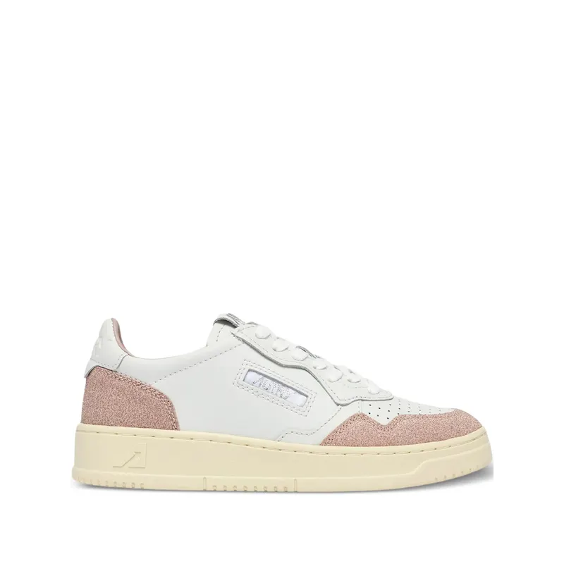 Autry Medalist Low Lace-up “White/Pink” (AULW PK06)