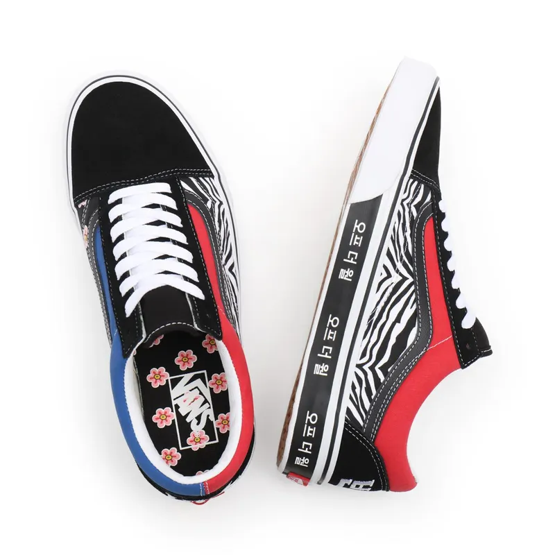 VANS Korean Typography Old Skool Shoes Black (VN0A38G19HW)