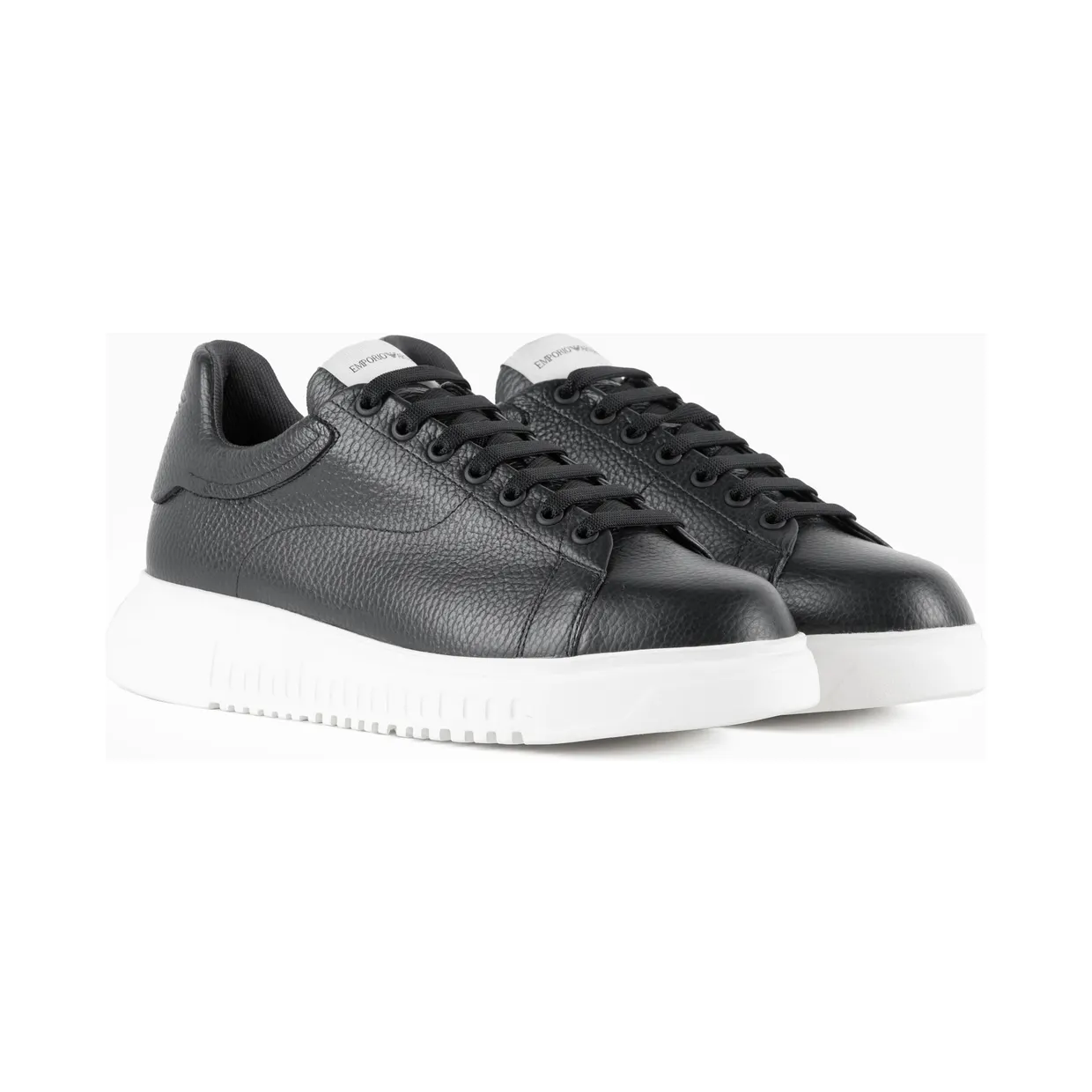 Armani Emporio Armani aus strukturiertem Leder “Black” (EM003663AF19999UC001) (2)