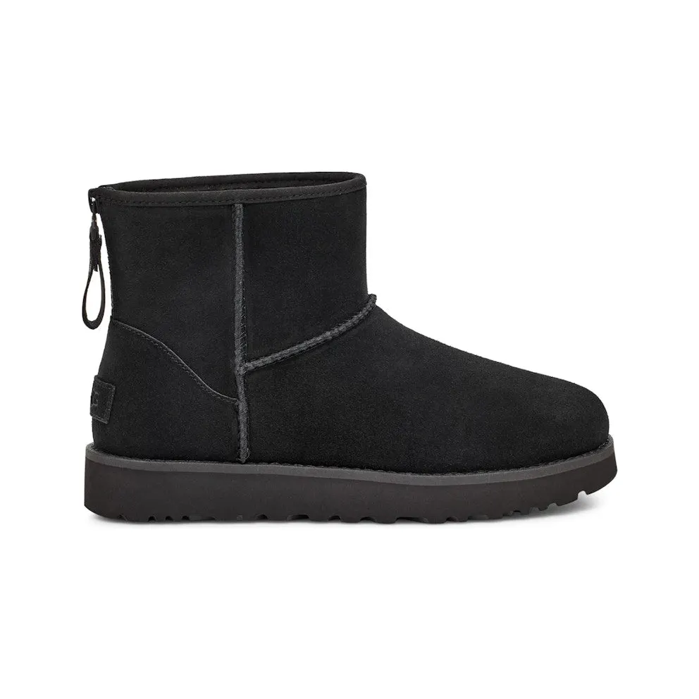 UGG Classic Mini Logo Zip Boot Black (1122671-BLK)