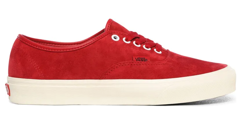 VANS Authentic Van Varkenssuède (Rood)