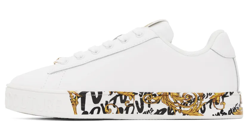 Versace Jeans Couture Black Court 88 Sneakers (E73VA3SKLEZP013) (3)