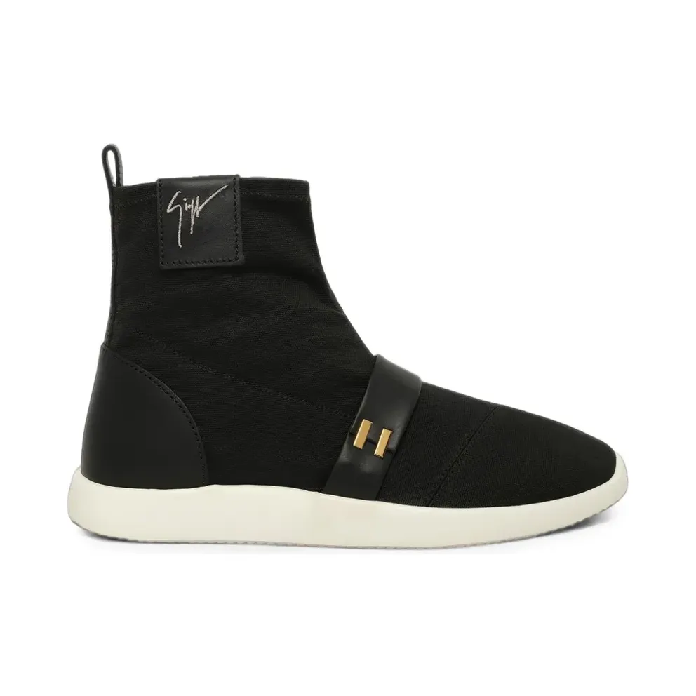 Giuseppe Zanotti High-Top- mit Lederband – Black (RM80018001)