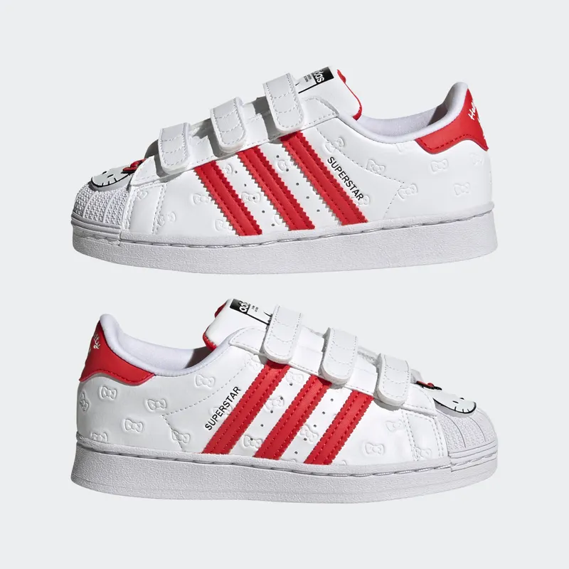 Adidas Hello Kitty Superstar Cloud White / Vivid Red / Core Black (GV8865)