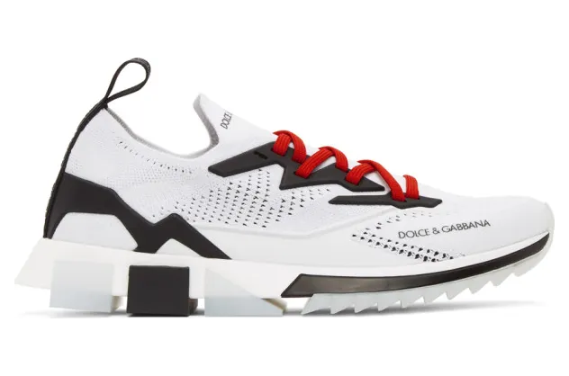 Dolce and Gabbana White Mesh Sorrento Sneakers (CS1822AW47689697)