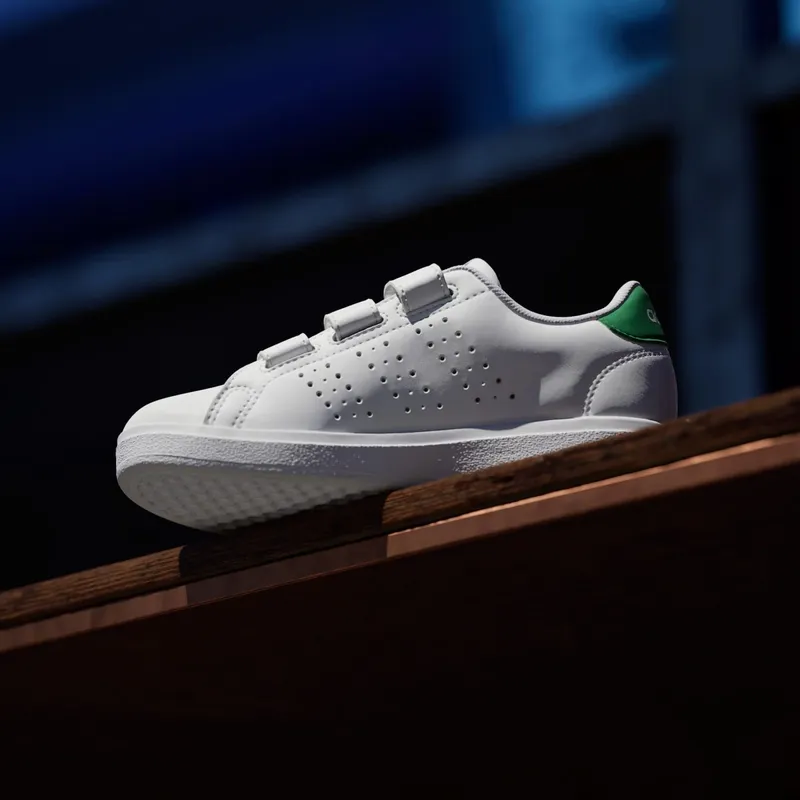 Adidas Advantage Base 2.0 Kids Cloud White / Cloud White / Green (IE9019)