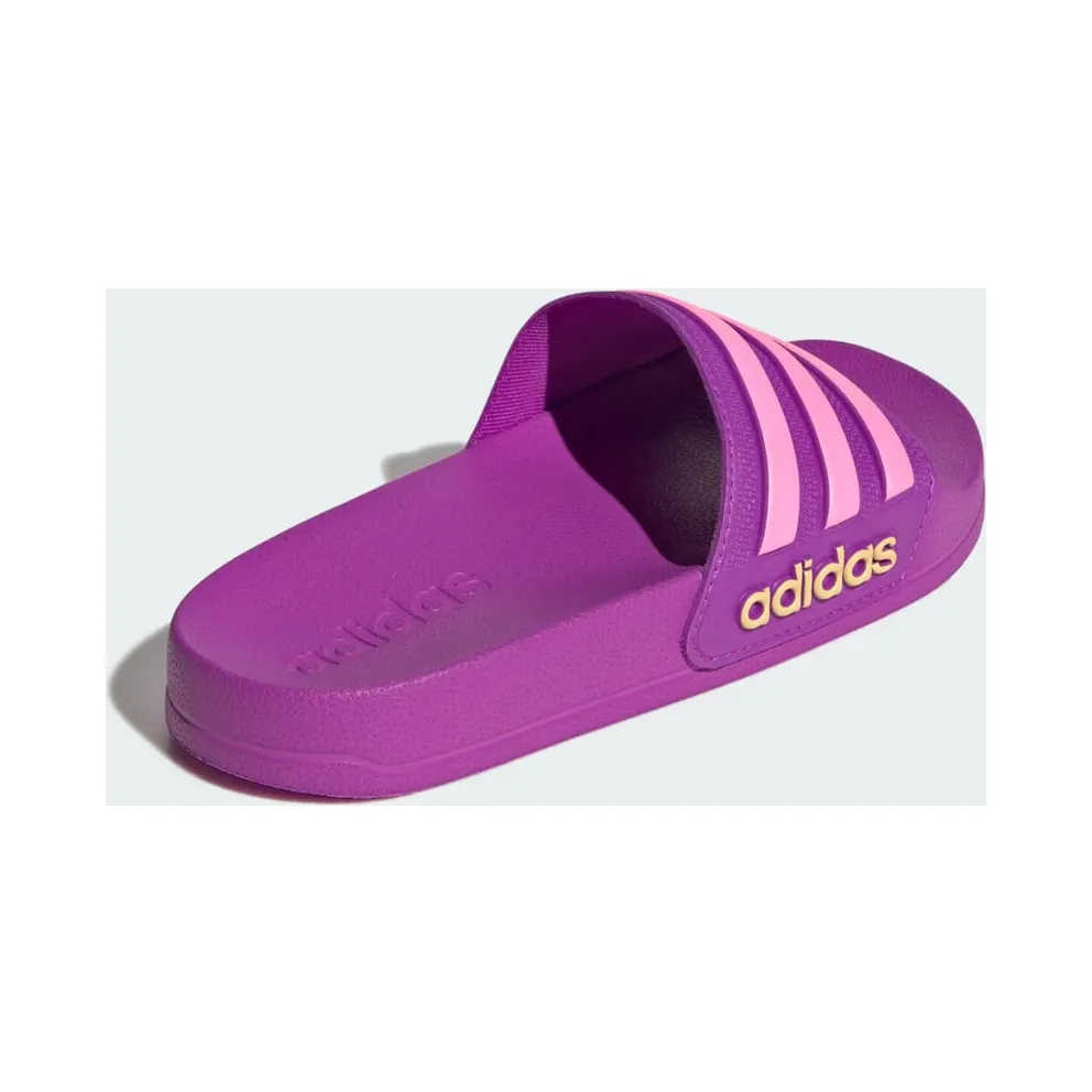 Adidas ADILETTE SHOWER Slides Purple Burst / Bliss Pink / Semi Ice Tangerine (JS2525)