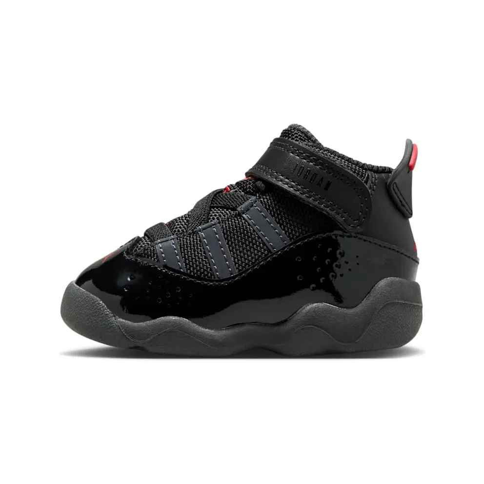 Jordan 6 Rings TD “Black Anthracite Fire Red” (323420-026)