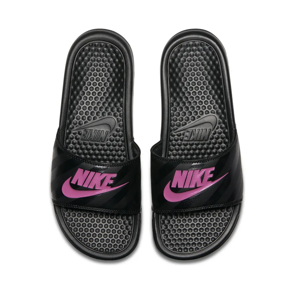Nike Benassi Jdi Black Vivid Pink-Black (W) Black/Vivid Pink-Black (343881-061)
