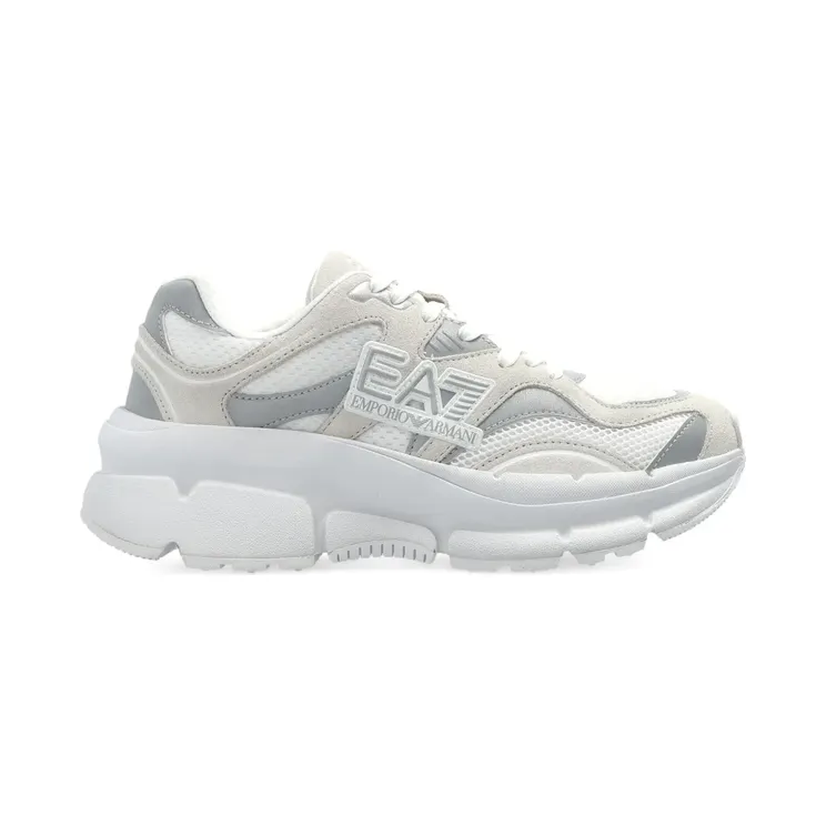 Emporio armani Ea7 Emporio Armani Chunky loafers met logoplakkaat “White” (X8X237XK425)