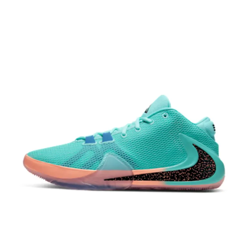 Nike Zoom Freak 1 “Aurora Green / Blue Stardust / Orange Pulse / Black” (BQ5422-300)