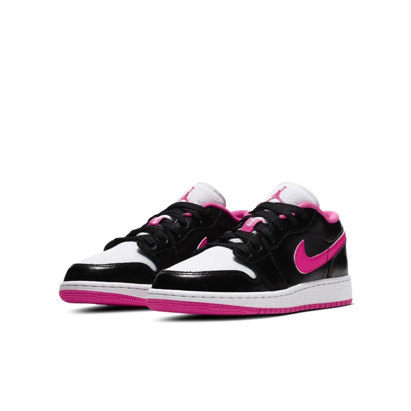 Jordan 1 Low Black White Hyper Pink (GS) Black/White-Hyper Pink (554723-061)