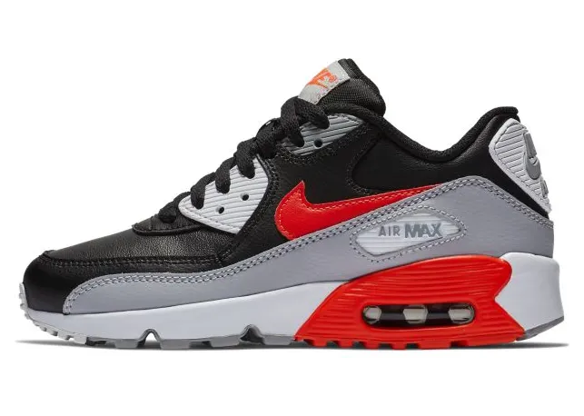 Nike Air Max 90 LTR Dark Grey Bright Crimson (GS)