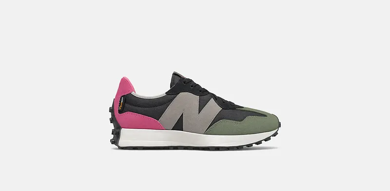 New Balance New Balance Unisex 327 Black/Pink (MS327WR1)