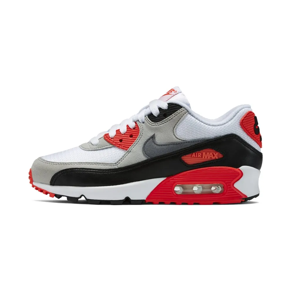 Nike Air Max 90 Infrared (W) White/Cool Grey-Neutral Grey-Black (742455-100)