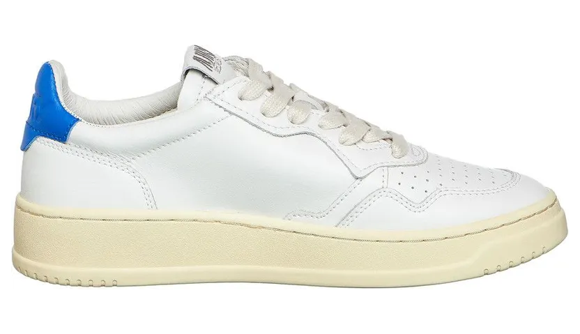 Autry Medalist Low Leather / Leather White / Princess Blue (AULWLL46) (3)