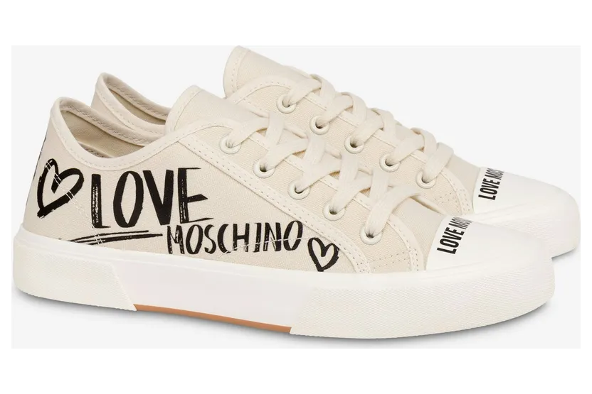 Moschino Hohe Sneakers Aus Canvas Pop Love (POLJA15112G1IJP0102)