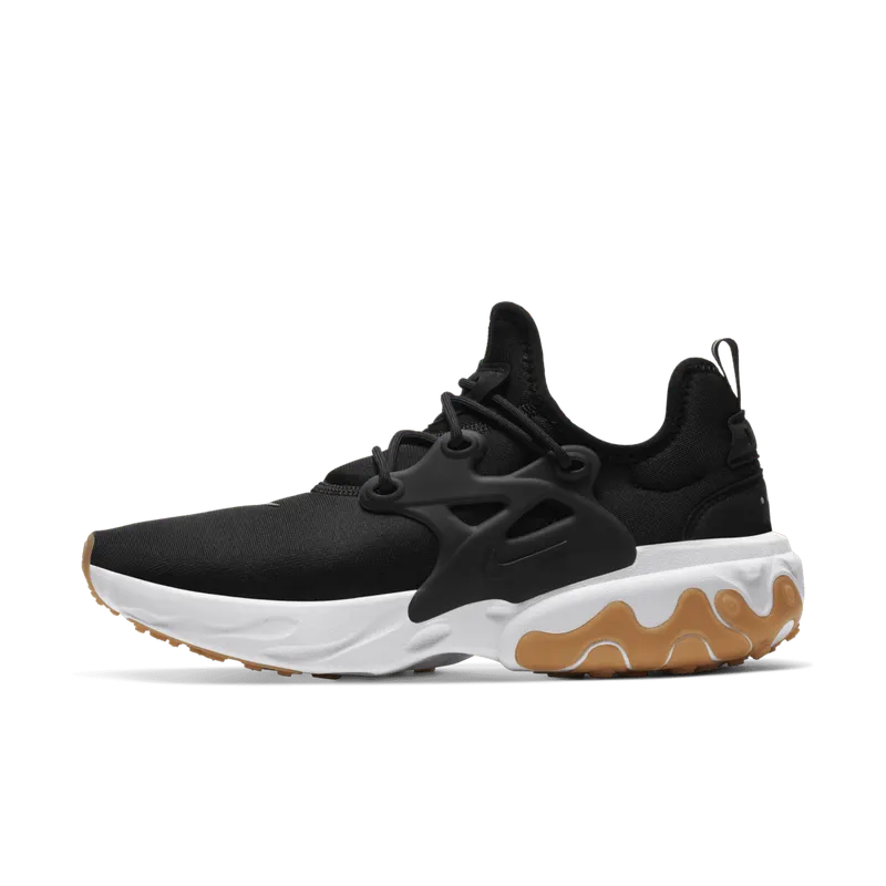 Nike Reacto Presto Black Black/White/Gum Light Brown (AV2605-007)