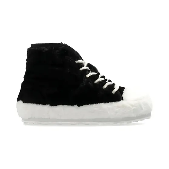 Marni High-top met imitatiebont “Black” (SNZU017800P4399)