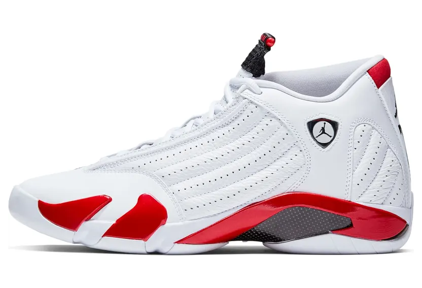 Air Jordan 14 Retro “White / Varsity Red / Metallic Silver / Black” (487471-100)