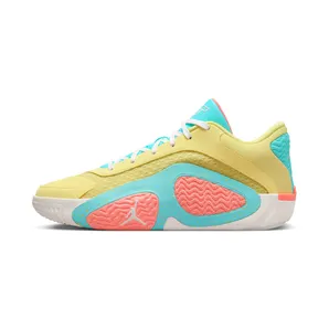 Jordan Tatum 2 Lemonade “Light Citron / Aurora Green / Atomic Pink / Sail” (FJ6457-700)
