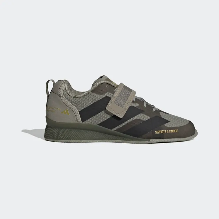 adidas Adipower Weightlifting 3 Silver Pebble / Core Black / Olive Strata (HQ1922)
