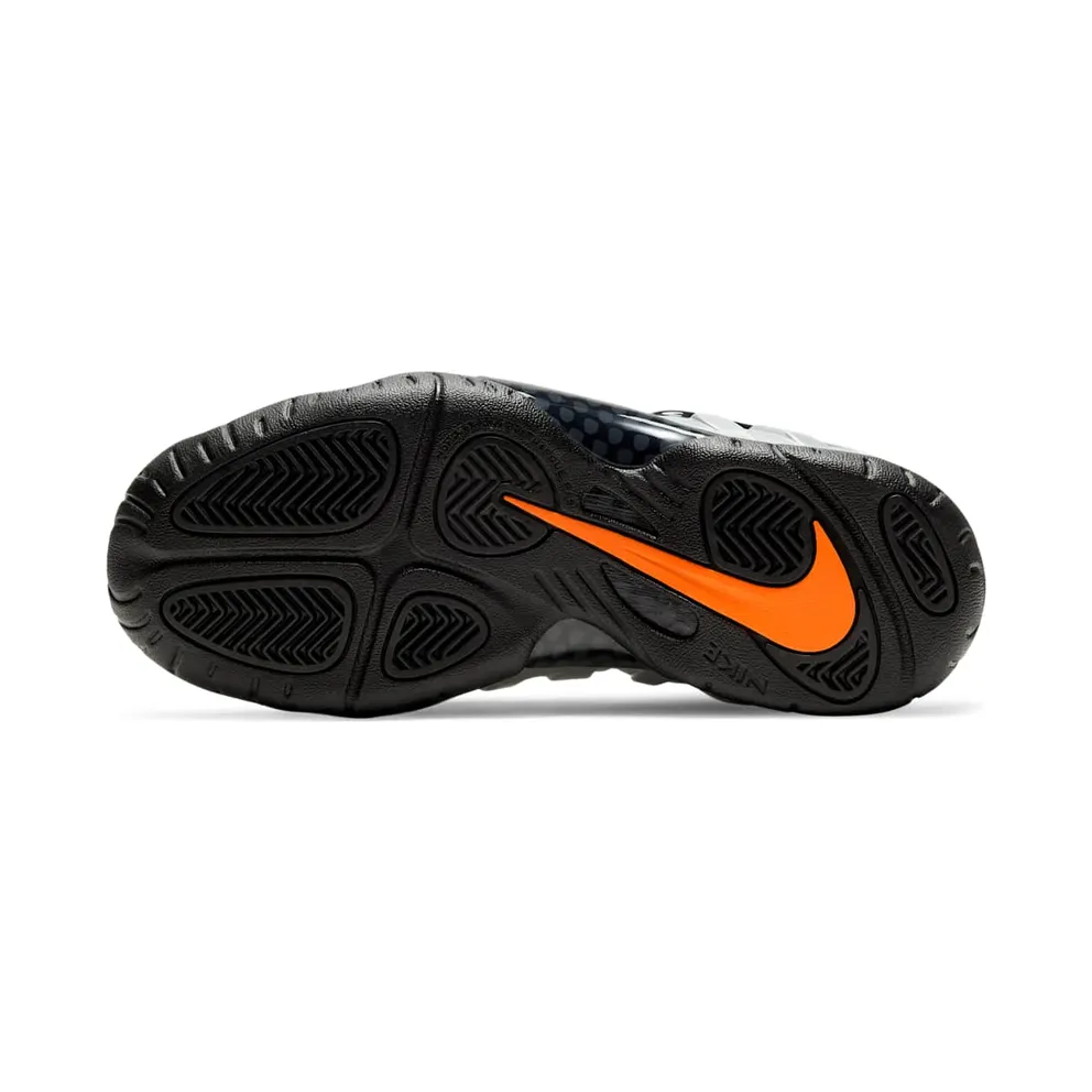 Nike Little Posite Pro GS ‘Halloween’ Flat Silver/Black/Electro Orange (644792-013)